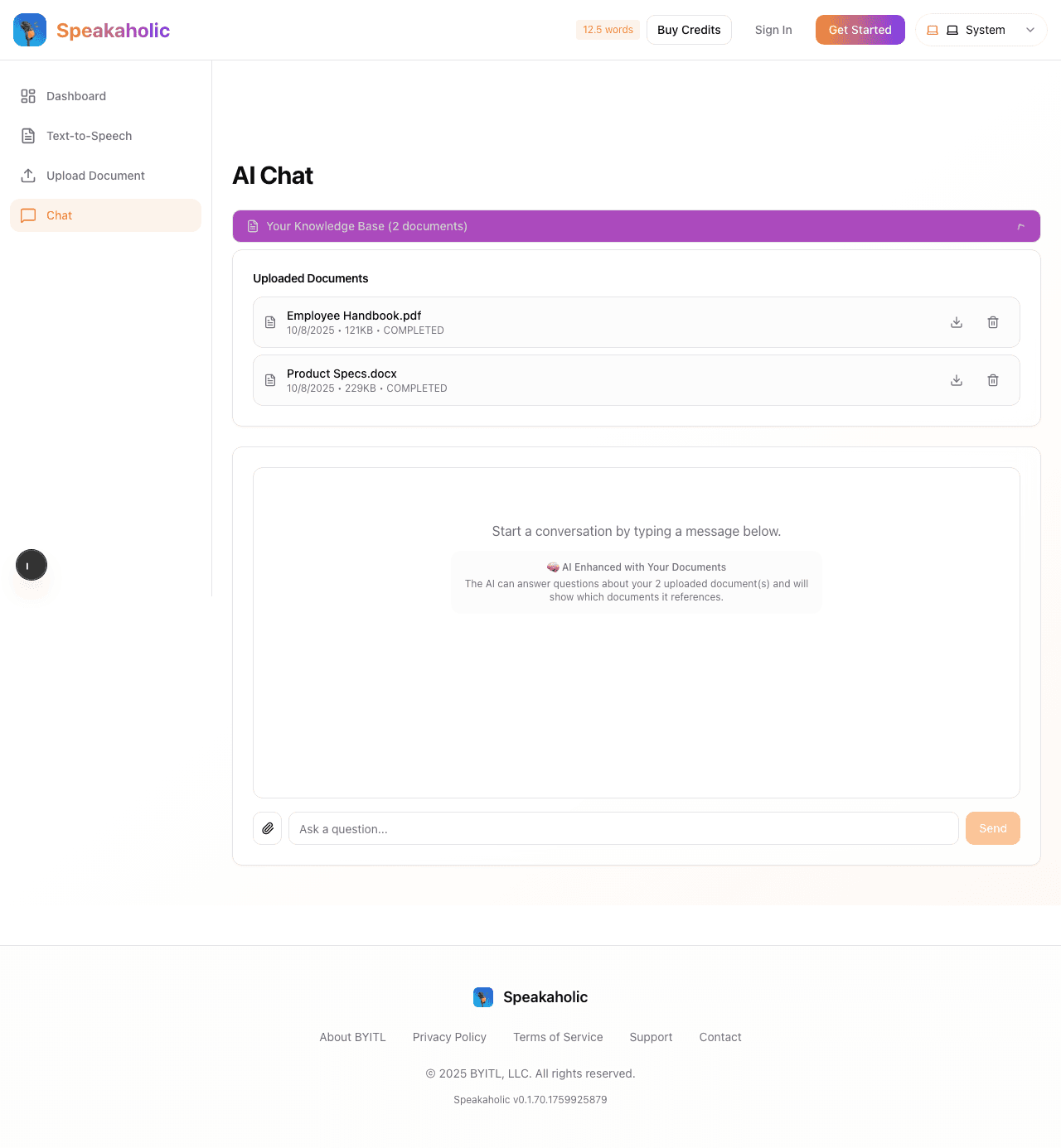 Documentation overview
